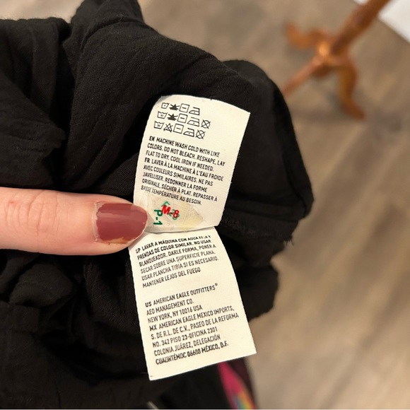 American Eagle Black Embroidered Dress | Size S - Picture 10 of 10